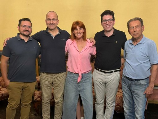 [In foto da sinistra a destra: Carrino, Nasi, Capellino, Molinengo e Giordanino]