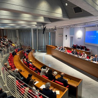 Un momento del consiglio aperto (foto ufficio stampa Provincia di Cuneo)