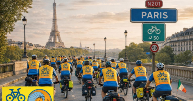 Da Cuneo a Parigi in bicicletta: 22 ciclisti FIAB pronti a pedalare verso la capitale francese Da Cuneo a Parigi in bicicletta: 22 ciclisti FIAB pronti a pedalare verso la capitale francese