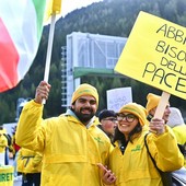 La manifestazione di Coldiretti al Brennero