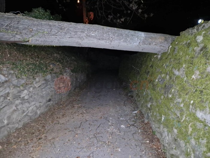 L'intervento dei Vigili del Fuoco a Costigliole Saluzzo