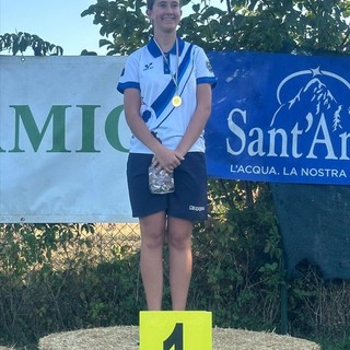 Chiara Conte, primo posto della classe juniores femminile Chiara Conte, primo posto della classe juniores femminile