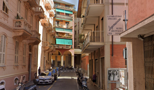 Il luogo dove avvenne l'omicidio, in via Marsala a Chiavari