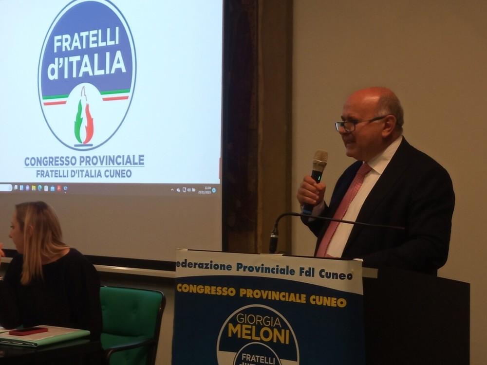 William Casoni, presidente della federazione provinciale cuneese di Fratelli d’Italia