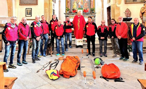 La messa al Santuario di San Chiaffredo di Crissolo dedicata alle Guide e al Soccorso Alpino del Monviso