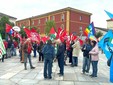 Nelle foto alcuni momenti della manifestazione tenuta in piazza Foro Boario