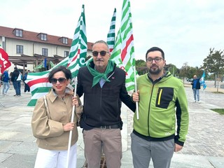 Nelle foto alcuni momenti della manifestazione tenuta in piazza Foro Boario