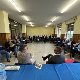 I commissari nell'incontro con il direttore Minervini