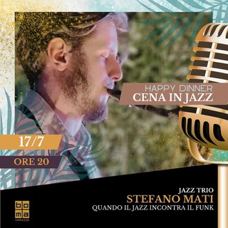 Cena e musica al Ristorante Boma di Varazze: il 17 luglio tra jazz e funk