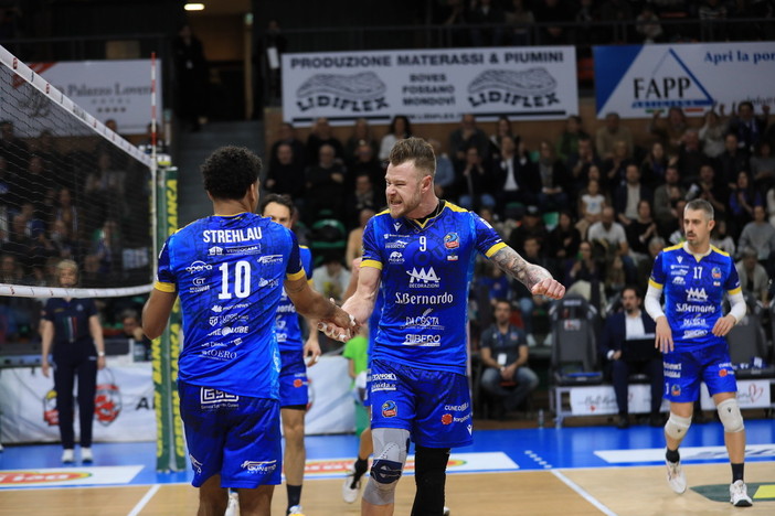 La grinta di Ivan Zaytsev, Mvp della partita con Monza (Foto Beatrice Bramardi) La grinta di Ivan Zaytsev, Mvp della partita con Monza (Foto Beatrice Bramardi)