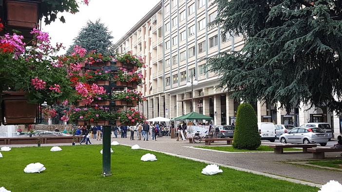 Piazza Europa a Cuneo