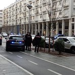 Controlli delle forze dell'ordine in corso Giolitti in una foto di repertorio Controlli delle forze dell'ordine in corso Giolitti in una foto di repertorio