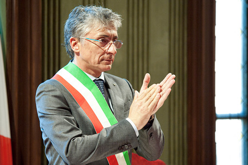 Il sindaco albese Carlo Bo (foto Barbara Guazzone)