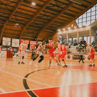 Un momento della partita vinta contro Biella