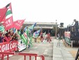 Nelle foto alcuni momenti della manifestazione tenuta in piazza Foro Boario