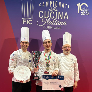 Campionati della Cucina Italiana, il cuneese Leonardo Castagnotto conquista il secondo posto