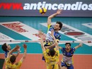 Lorenzo Codarin in attacco durante il match contro Prata (Foto Valerio Giraudo)