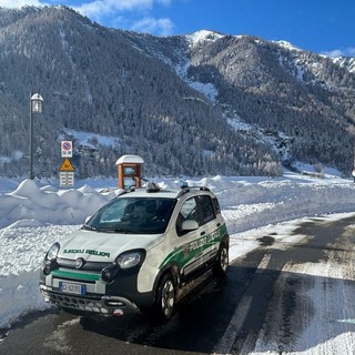 Un tratto della Sp 251 aperto al traffico veicolare