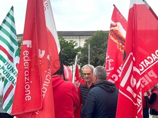 Nelle foto alcuni momenti della manifestazione tenuta in piazza Foro Boario