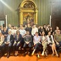 La cerimonia nella sala del Consiglio comunale albese La cerimonia nella sala del Consiglio comunale albese