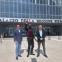 Il presidente Cirio e l’assessore Bongioanni hanno accolto al Grattacielo Piemonte la superstar del wrestling Montez Ford Il presidente Cirio e l’assessore Bongioanni hanno accolto al Grattacielo Piemonte la superstar del wrestling Montez Ford