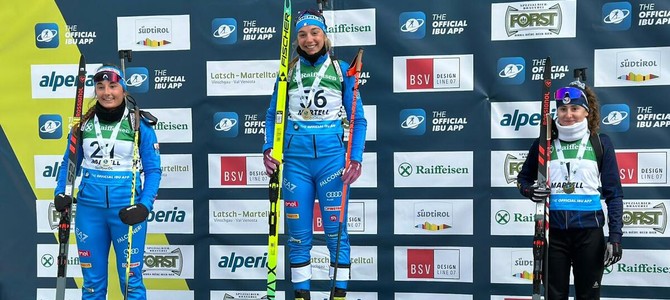 Carlotta Gautero sul gradino più alto del podio in Val Martello Carlotta Gautero sul gradino più alto del podio in Val Martello