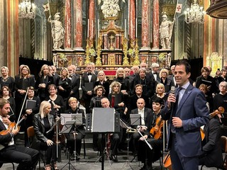 Concerto in duomo a Saluzzo della Corale Polifonica Nazariana, promosso dal Rotary Saluzzo - Foto Luigi Fassino
