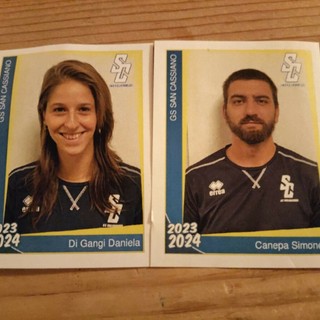 Le figurine dei due futuri sposi Daniele Di Gangi e Simone Canepa