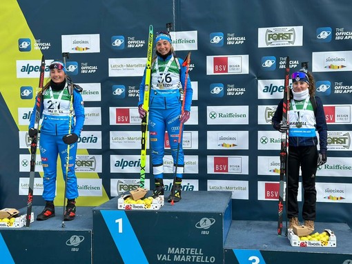 Carlotta Gautero sul gradino più alto del podio in Val Martello Carlotta Gautero sul gradino più alto del podio in Val Martello