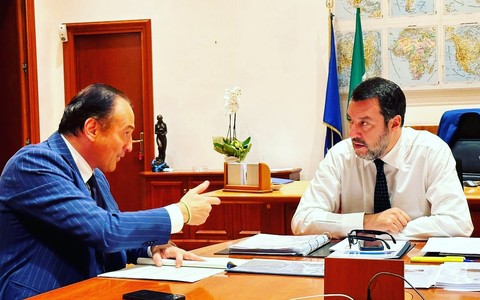 Matteo Salvini e Alberto Cirio