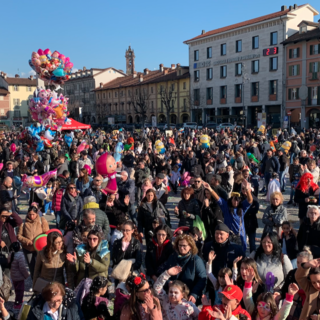 Uno scatto dall'edizione 2025del Carnevale saviglianese