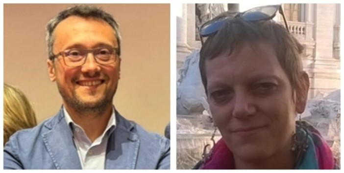 Da sinistra: Lorenzo Busciglio, neo dirigente dell'Istituto comprensivo Borgo San Giuseppe e Elisa Peruzzi, neo dirigente dell'Istituto Virginio Donadio Agraria Cuneo ed alberghiero Dronero Da sinistra: Lorenzo Busciglio, neo dirigente dell'Istituto comprensivo Borgo San Giuseppe e Elisa Peruzzi, neo dirigente dell'Istituto Virginio Donadio Agraria Cuneo ed alberghiero Dronero