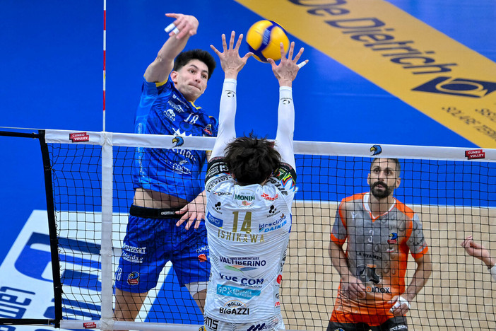 Nathan Feral, prova strepitosa per l'opposto francese di Cuneo (Foto Danilo Ninotto)