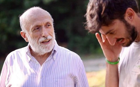 Carlin Petrini con il presidente di Cia Cuneo, Marco Bozzolo