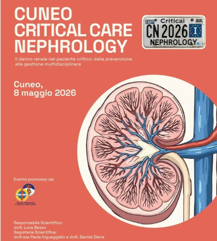 Cuneo, nefrologi a confronto sul danno renale nel paziente critico Cuneo, nefrologi a confronto sul danno renale nel paziente critico