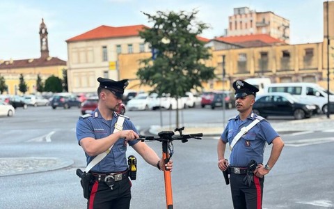 Saluzzo, attività di controllo rafforzata dei Carabinieri su monopattini e bici