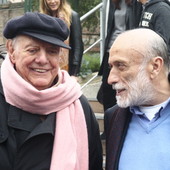 Dario Fo e Carlo Petrini Dario Fo e Carlo Petrini