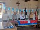 Mattia Meirone Barbero con l'assessore Alessandro Ponsi accolgono gli argentini Mattia Meirone Barbero con l'assessore Alessandro Ponsi accolgono gli argentini