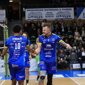 La grinta di Ivan Zaytsev, Mvp della partita con Monza (Foto Beatrice Bramardi)