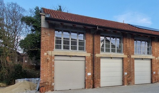 L'edificio interno alla CRI di Racconigi