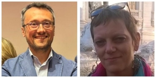 Da sinistra: Lorenzo Busciglio, neo dirigente dell'Istituto comprensivo Borgo San Giuseppe e Elisa Peruzzi, neo dirigente dell'Istituto Virginio Donadio Agraria Cuneo ed alberghiero Dronero Da sinistra: Lorenzo Busciglio, neo dirigente dell'Istituto comprensivo Borgo San Giuseppe e Elisa Peruzzi, neo dirigente dell'Istituto Virginio Donadio Agraria Cuneo ed alberghiero Dronero