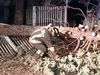 L'intervento dei Vigili del Fuoco a Costigliole Saluzzo