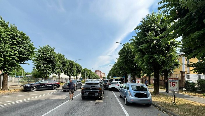 Saluzzo, operazione di arresto  di due persone in corso Ancina