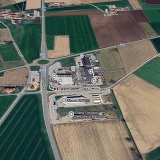 L'area della frazione Foresto di Cavallermaggiore dove dovrebbe sorgere il termovalorizzatore