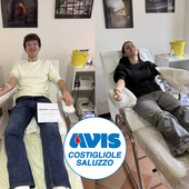 Costigliole Saluzzo, prime donazioni AVIS ora possibili in sede: Luca e Virginia aprono la strada