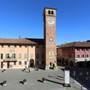 La piazza del Municipio a Cherasco La piazza del Municipio a Cherasco