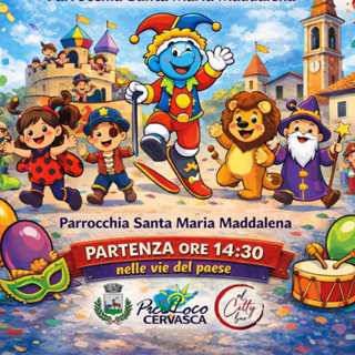 Cervasca riscopre il suo Carnevale: domenica 1° febbraio torna la grande sfilata nel cuore del paese