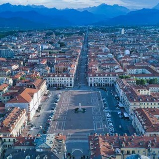 Panorama di Cuneo nella fotografia di Jacopo Giamello