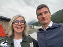 Il sindaco Monica Ciaburro con l'ingegner Fabio Monaco Il sindaco Monica Ciaburro con l'ingegner Fabio Monaco
