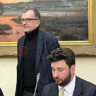 Da sinistra Franco Ripa con l'assessore Federico Riboldi